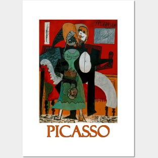 Lovers (1919) by Pablo Picasso Posters and Art